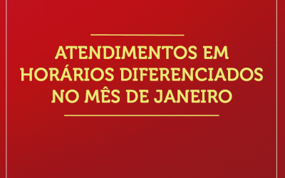 Novo horário de atendimento