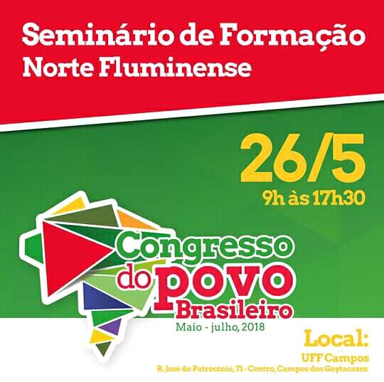 Sinpro Campos/São João da Barra participa da organização do Congresso do Povo do Norte Fluminense