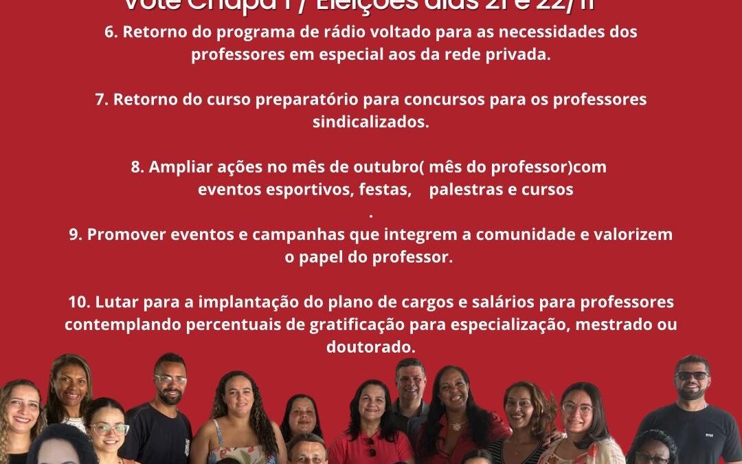 eleição 2024 sinpro campos